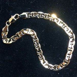 14K GOLD MARINER BRACELET MADE IN ITALY